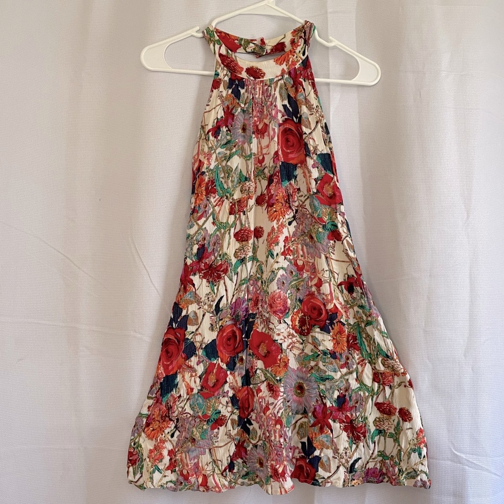 Delicate Entro Floral A-Line Dress